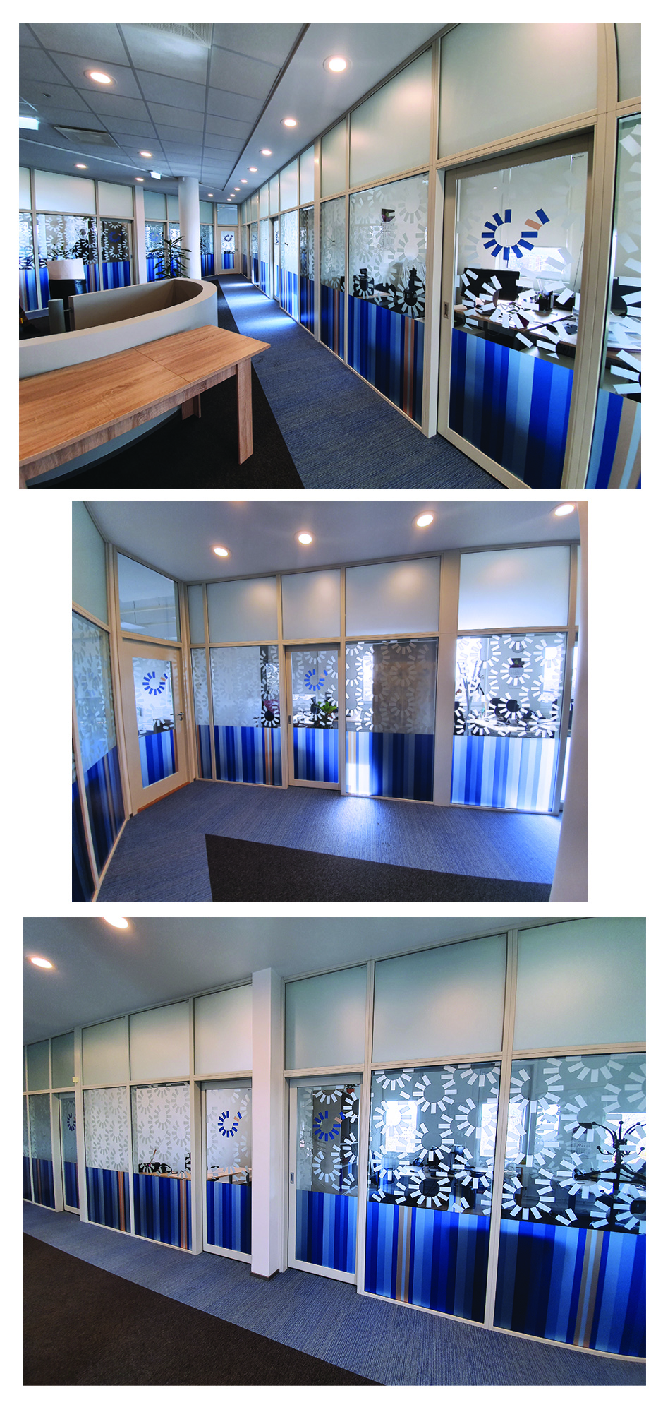 Kontori vaheklaaside kujundus Ooker Reklaam